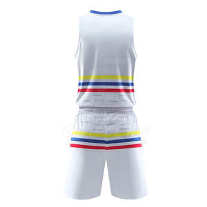 Material de poliéster 100%, nuevo diseño de alta calidad, ropa deportiva personalizada para exteriores, uniforme de baloncesto - Product Image 2