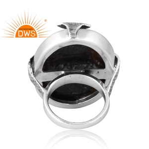 Anillo de piedras preciosas de hierro de ojo de tigre Natural de Plata de Ley 925 más vendido Fabricante de joyería personalizada - Product Image 2