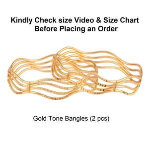 Bracelet de mariage indien ethnique plaqué or fabricant indien bijoux en gros bijoux de mode ensemble de bracelets pour les femmes - Product Image 4