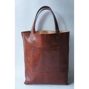 Bolsos personalizados de cuero genuino para mujer, gran capacidad, cierre de cremallera, impermeables, duraderos, bolsas de compras - Product Image 3