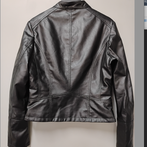 แจ็กเก็ตกางเกงยีนส์กันลมสำหรับผู้ชายแจ็คเก็ตหนัง PU ขนาดใหญ่พิเศษมาใหม่ - Product Image 4