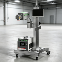 Máquina de Marcado Láser UV de 3W, 355nm, Alta Velocidad, para Marcado de Productos en Línea, Plástico, Electrónica y Embalaje