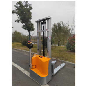 Chariot élévateur de marche hydraulique de chargement de capacité d'empileur électrique complet de palette avec l'empileur de remplissage à vendre - Product Image 1