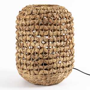 Luxury water hyacinth table lamp wholesale woven <b>light</b> lamps lowest cost home decor <b>accessory</b> - Product Image 3