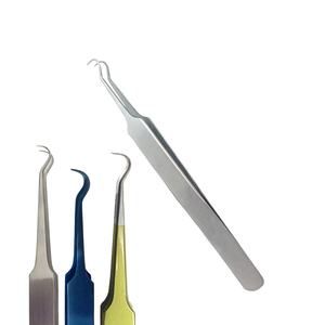 Pince à épiler de précision faite à la main Fabricant OEM Pince à épiler préférée des artistes pour un placement d'extension de cils facile à utiliser - Product Image 6