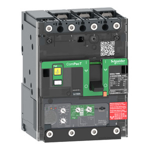 Interruttore Automatico Schneider Electric ComPacT NSXm H C12H34V160B 3 Poli 3D 160A Micrologic 4.1 Trip 70kA 415VAC - Product Image 1