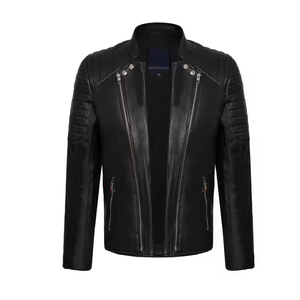 2024 OEM Service Top Quality Fashion <b>Men's</b> Leather <b>Jackets</b>, Autumn <b>Suede</b> <b>Men's</b> <b>Jacket</b>, Simple Casual Leather Male <b>Jacket</b>. - Product Image 1