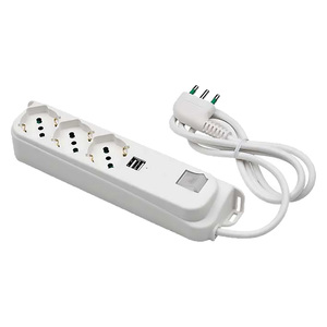 Multiplexer con Interruttore + 3 Uscite USB / 2 Polari + Terra 16A + 2 USB 2,1A - Product Image 1