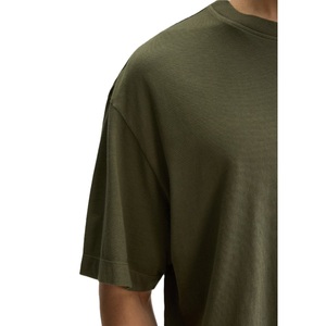 เสื้อยืดผู้ชาย OEM ผ้าฝ้าย 100% ทรงลำลอง คอกลม แขนสั้น สีพื้น ผ้าเจอร์ซีย์ กันยับ ระบายอากาศได้ดี - Product Image 4