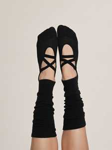 Calcetines de Pilates con Diseño de Logotipo Personalizable, Calcetines Antideslizantes con Correa, Longitud Media, Coloridos, Accesorios para Estudios de Yoga - Product Image 2