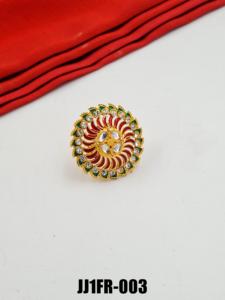 แหวนสวมนิ้วแฟชั่นอัลลอยปรับได้สุดพิเศษเครื่องประดับสำหรับเจ้าสาวชุดปาร์ตี้แบบดั้งเดิมของกลุ่มชาติพันธุ์แบบดั้งเดิมขายส่ง - Product Image 3