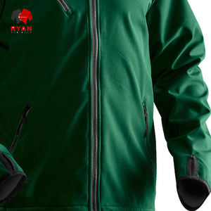 Chaqueta Softshell con Cremallera de Punto Personalizada Ryan Pro Gear para Hombre, Tejido Transpirable y Cómodo con Logotipo Personalizado, Servicio OEM - Product Image 3