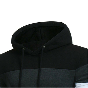 Sweat à capuche personnalisé multicolore Sweat de haute qualité à manches longues Sweats à capuche tendance pour hommes 100% coton extérieur Sweats à capuche unis - Product Image 3
