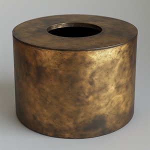 Caja de Pañuelos Multifuncional de Latón Macizo Diseñada para Habitaciones de Lujo, Estilo Clásico, Aspecto Refinado, Estilo Moderno y Simple - Product Image 3