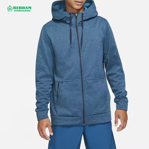 Sweat-shirts à capuche unisexe zippés épais, vierges, en gros, style streetwear oversize, 100% coton molletonné/éponge française, séchage rapide, respirant - Product Image 5
