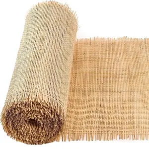 Material de confecção de cana de rattan para cadeiras, armários, cabeceiras, material de confecção de cana de 2 pés e 6 rolos