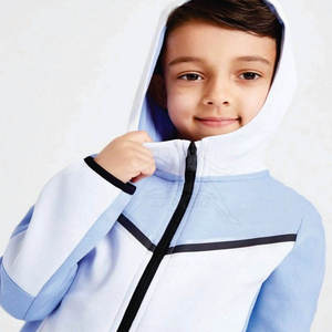 Chándal de algodón de alta calidad para niños, secado rápido y transpirable, logotipo personalizable, ropa de calle de invierno para niños - Product Image 5