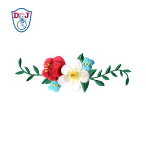Broderie directe à chaud, usine de broderie personnalisée, écussons de broderie florale, emblème, badge, appliques pour uniforme - Product Image 6