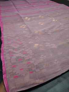 Nueva llegada Deshi Dhakai Jamdani Sharee calidad de exportación para mujeres JAMDANI tela azul rojo verde dorado cielo azul de Bangladesh - Product Image 2