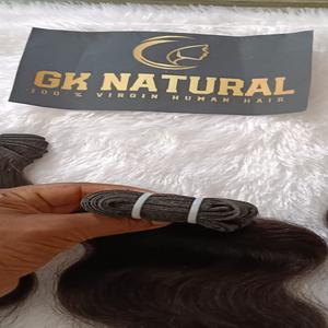 Cabello indio crudo directamente de la India Extensiones de cabello ondulado natural Cabello humano virgen Remy barato Paquetes sin procesar - Product Image 1