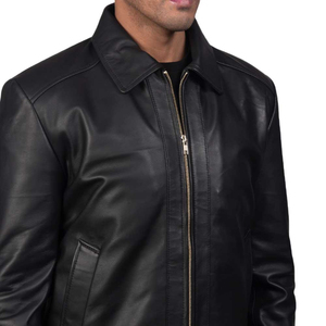 Veste en cuir pour homme, nouvelle conception, 100% cuir, manches longues, professionnelle, vente chaude, livraison DDP - Product Image 6