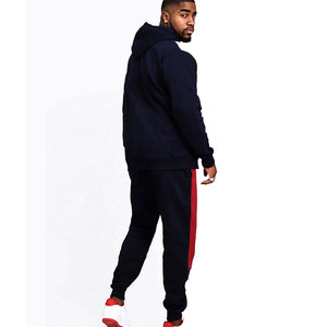 Survêtement à capuche pour homme, ensemble de jogging avec veste et pantalon de survêtement, deux pièces - Product Image 5