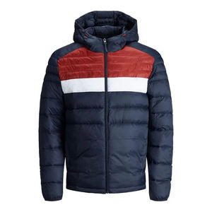 2024 <b>Men's</b> High Quality Canvas <b>Thin</b> Puffer <b>Jacket</b> New Fashion Custom Winter with Stand Collar Wholesale DDP Shipping - Product Image 4