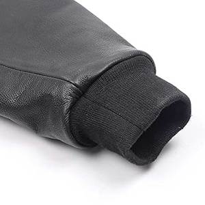 Custom Varsity Jacket Vintage Style, Lana Letterman Chaqueta de béisbol para los hombres, Streetwear Bomber, OEM ODM Precio de fábrica - Product Image 4