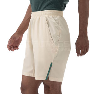 Pantalones Cortos Casuales para Hombre de Spandex/Poliéster/Nailon, Diseño Urbano, Cintura Elástica Cómoda, Ropa Deportiva Sólida, Transpirable y de Secado Rápido - Product Image 3