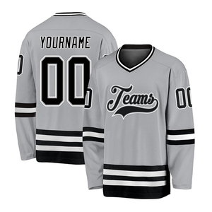 ชุดกีฬาฮ็อกกี้ปรับแต่งได้ทันสมัยเสื้อเจอร์ซีย์และชุดฮ็อกกี้น้ำแข็งเสื้อผ้าซับลิเมต - Product Image 6