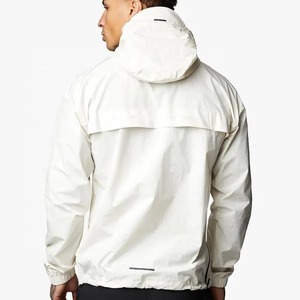 Custom Logo Men's High Neck Quarter Zip Sportswear Sweatshirt Sustainable Anti-Pilling <b>Tech</b> Fleece 100% Cotton Stand Drop - Product Image 4