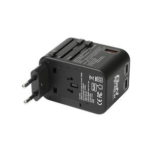 Verbatim 65W PD & QC 3.0 GAN Fast Charge <b>Travel</b> <b>Adapter</b> with 3 AC Outlets for Busy Travelers - Product Image 5