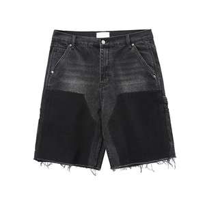 Shorts pour hommes personnalisé Vintage chaud été Baggi Jeans Jorts pour hommes été Denim Jean court déchiré taille haute Shorts - Product Image 5