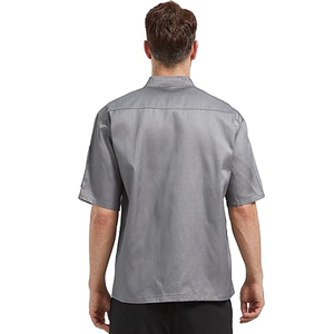 Vestes de chef en coton cousues avec précision professionnelles équipement culinaire essentiel pour les cuisines technique de couture artisanat en tissu textile - Product Image 3