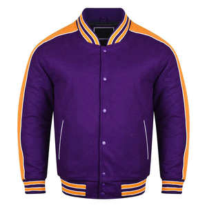 Chaqueta Varsity de Béisbol para Hombre de Alta Calidad, Personalizada, de Moda, de Lana para Invierno, con Logotipo Personalizado en la Parte Delantera, Transpirable y Ecológica - Product Image 1