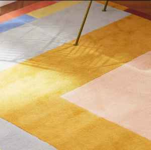 Customizable 100% Woolen Hand Tufted Area <b>Rug</b> New Modern Style with Abstract Pattern for Home Hotels <b>Kitchen</b> - Product Image 1