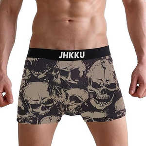 กางเกงบ็อกเซอร์ชาย เนื้อผ้านุ่ม สบาย ระบายอากาศได้ดี ยืดหยุ่น ทรงคลาสสิก ผ้าถัก ป้องกันแบคทีเรีย ยั่งยืน ผลิตตามสั่ง - Product Image 1