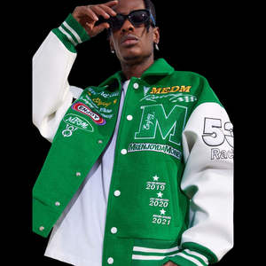 Chaquetas Universitarias para Hombre al por Mayor, Chaqueta Universitaria Personalizada con Logotipo - Product Image 1