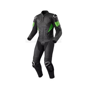 Combinaison en cuir de moto à couverture complète avec poignées antidérapantes et combinaison en cuir de moto légère au design blindé - Product Image 6