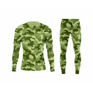 Ensemble de compression pour hommes, 2 pièces, respirant, léger, séchage rapide, anti-plis, couleurs et tailles personnalisables, taille avant - Product Image 1