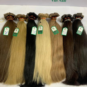 Cinta en cabello Real, extensiones de cabello humano 100% vietnamita, en mechones de cabello, precio de fabricante - Product Image 1