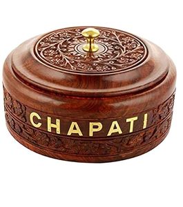 Premium Quality Handmade Designer Roti <b>Box</b> High Quality Tortilla Storage <b>Box</b> for Table Top Serving Use By AAlIYAN IMPEX - Product Image 1