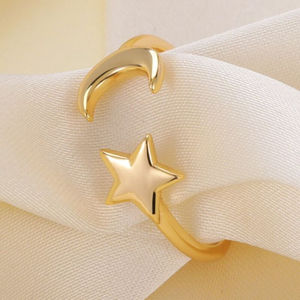 Servilleteros de Luna y estrella de Metal de calidad Superior, servilleteros dorados para Eid Mubarak, accesorios de Decoración de mesa de fiesta de Ramadán - Product Image 2