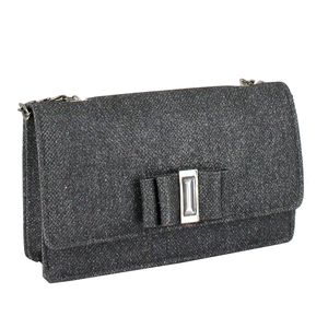 Bolsos de mano con estilo de trabajo de cuero gris para mujer, bolsos de Metal para mujer, bolsos de mano para mujer, minibolsos para mujer a precio de fábrica al por mayor - Product Image 6