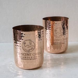 Pot à bougie en cuivre personnalisé de luxe en or rose avec couvercle 8Oz 10Oz 12Oz 14Oz pots à bougie vides pour la fabrication de bougies récipient en étain - Product Image 4