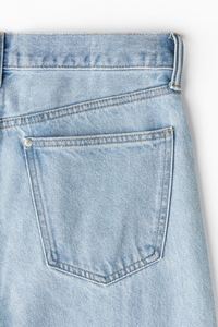 Pantalones vaqueros de algodón 100% de primera calidad para hombre cómodos y de uso diario en azul vaquero, relajados y rectos, precio de fábrica al por mayor - Product Image 3