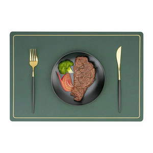 แผ่นรองจานบนโต๊ะรับประทานอาหารทำจากหนังคุณภาพสูงเครื่องครัวดีไซน์น่ารัก - Product Image 6