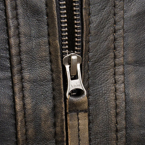 Meilleure vente de haute qualité respirant hommes vestes en cuir veste pour hommes vente chaude à la mode coupe-vent hommes vestes en cuir - Product Image 5