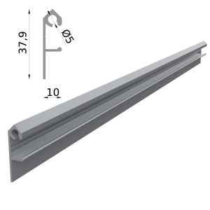 เรโนพลาสต์ ®   โปรไฟล์ฐานอะลูมิเนียมแบบ C LED, วัสดุปิดผิวฐาน, โปรไฟล์ฐาน, บัวเชิงผนัง, ระเบียง, บ้านสวน, พื้นระบายอากาศ - Product Image 6