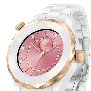 Sower HW5 MINI <b>Smart</b> <b>Watch</b> 1.28 Inch AMOLED Display Waterproof IP67 For <b>Women</b> Fashion Fitness Tracker Leather Band - Product Image 2